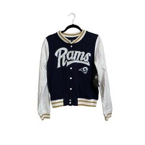 Rams Fleece Jacket Size S New